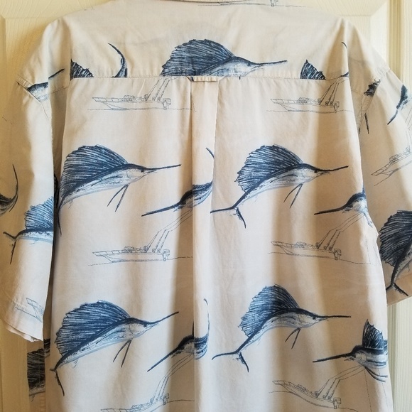 Reel Legends Marlins button down size XL - Picture 4 of 5